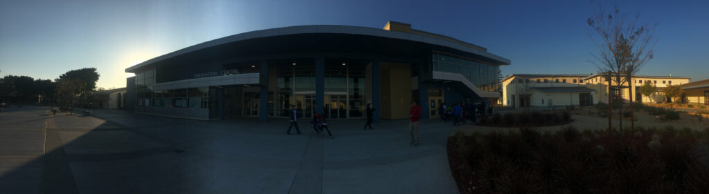 Main campus courtyard